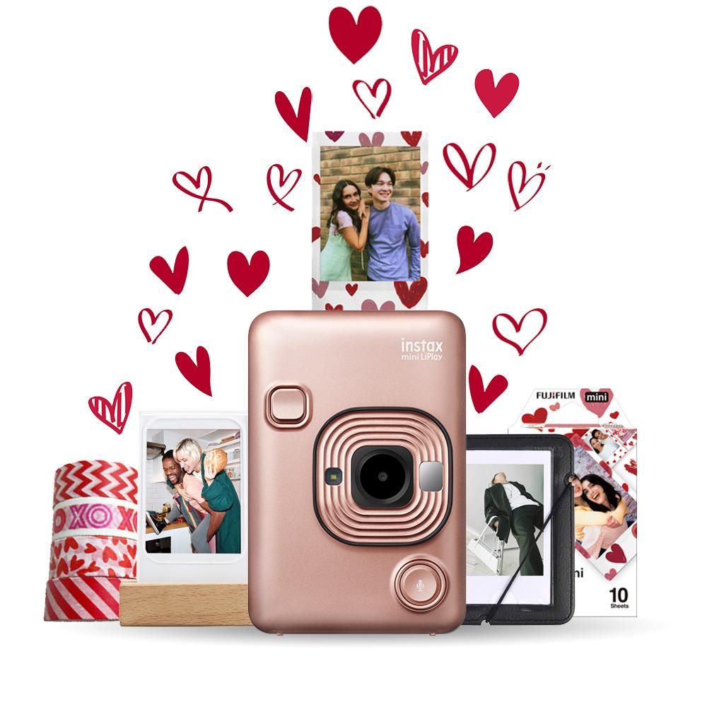 Instax Mini Liplay Valentinnapi csomag Blush Gold áruház