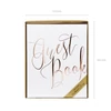 Kép 6/6 - Esküvői Vendégkönyv – Fehér - Rose Gold