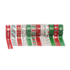 Kép 3/3 - Washi tape öntapadós dekorszalag szett - Zöld Karácsony (12 db)