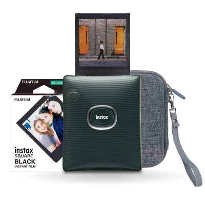 INSTAX Square LINK CSOMAG - Midnight Green (NYOMTATÓ+TOK+FILM)