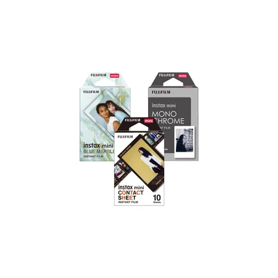 COLORFILM INSTAX MINI GLOSSY CLASSIC FILM BUNDLE
