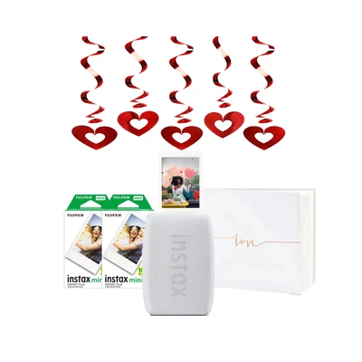 Fujifilm Instax Mini Link 3 esküvő csomag - Clay White