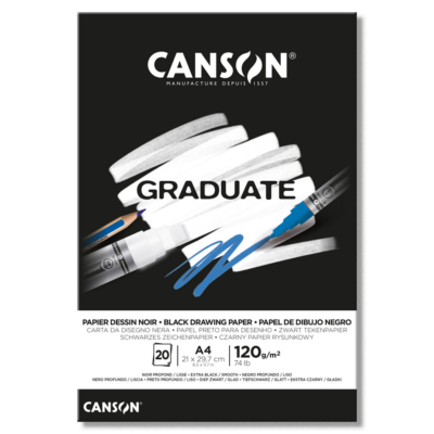 CANSON Graduate Dessin Noir fotókartontömb A4