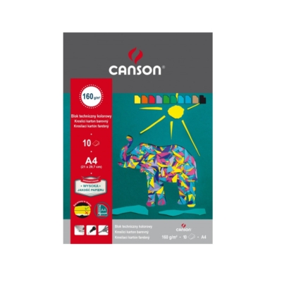 CANSON színes fotókarton blokk A4