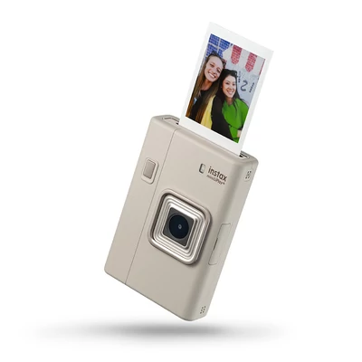 Fujifilm instax mini Liplay+ hibrid instant fényképezőgép - Sand Beige
