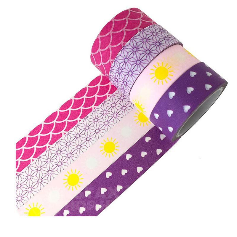 Washi tape öntapadós dekorszalag szett - Vidám nap