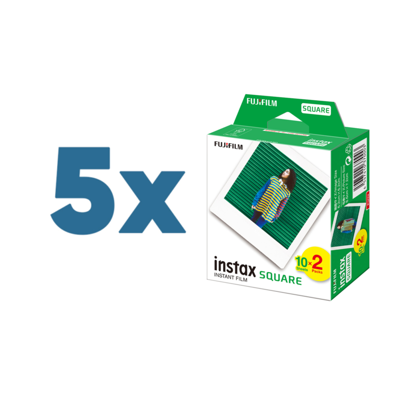 5 x 20 Instax SQUARE filmcsomag ( 100 db fotó )