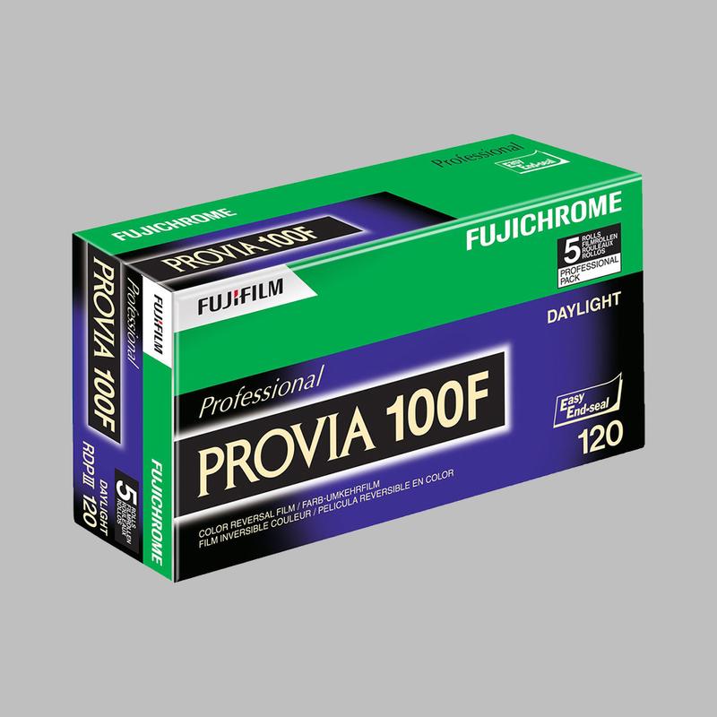 Fujifilm Fujichrome PROVIA 100F film 120 (5 roll) - (lejárt)