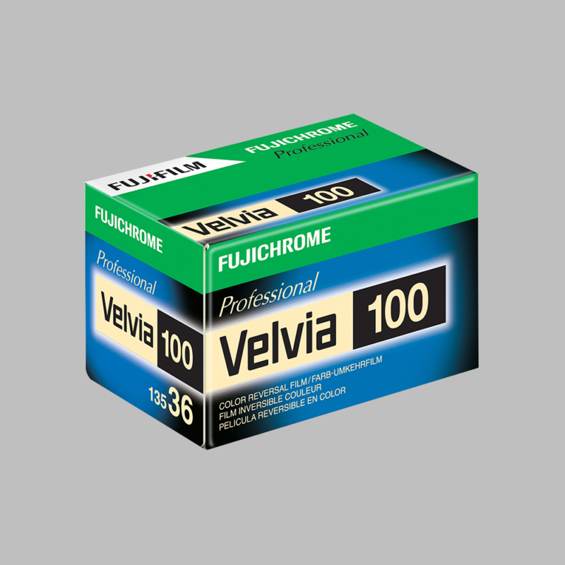 FUJIFILM Fujichrome Velvia 100 film 35mm