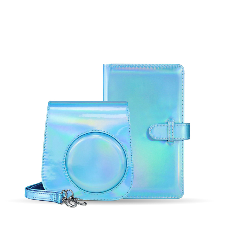 Instax Mini 11 Holo party kiegészítő csomag (tok + album) - Kék