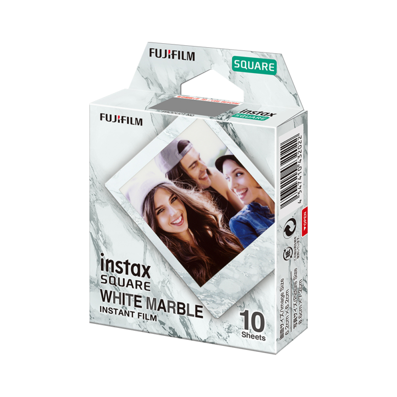 Fujifilm instax square white marble film instaxshop hu 01