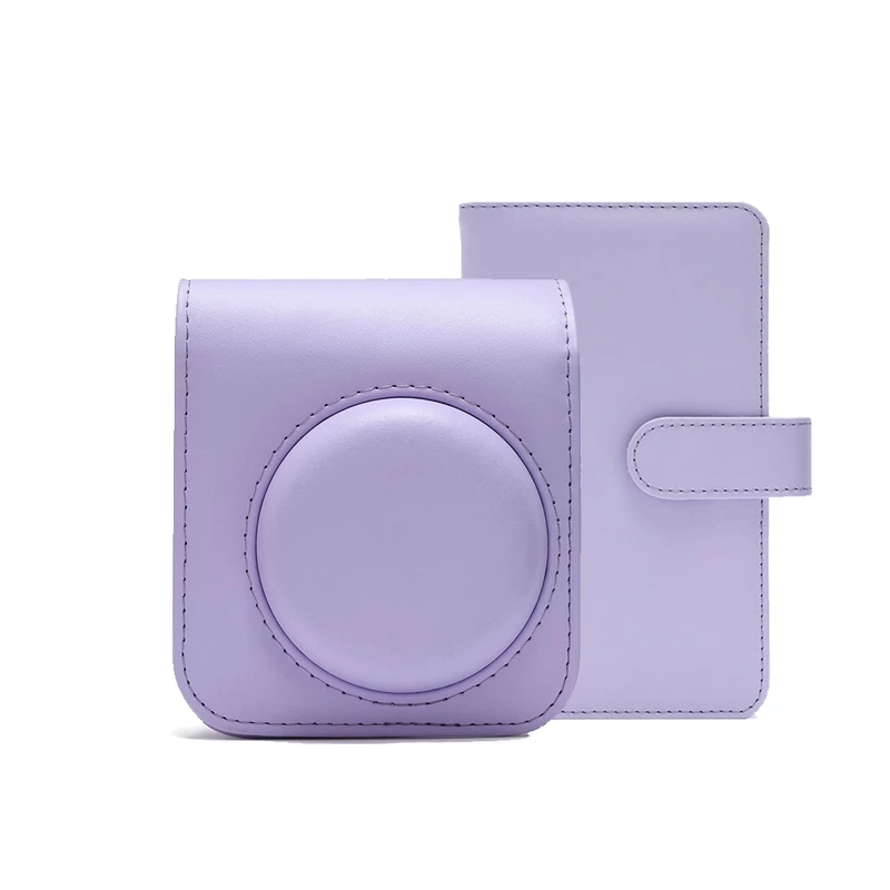 Instax mini 12 kiegészítő szett (tok+album) - LILAC PURPLE