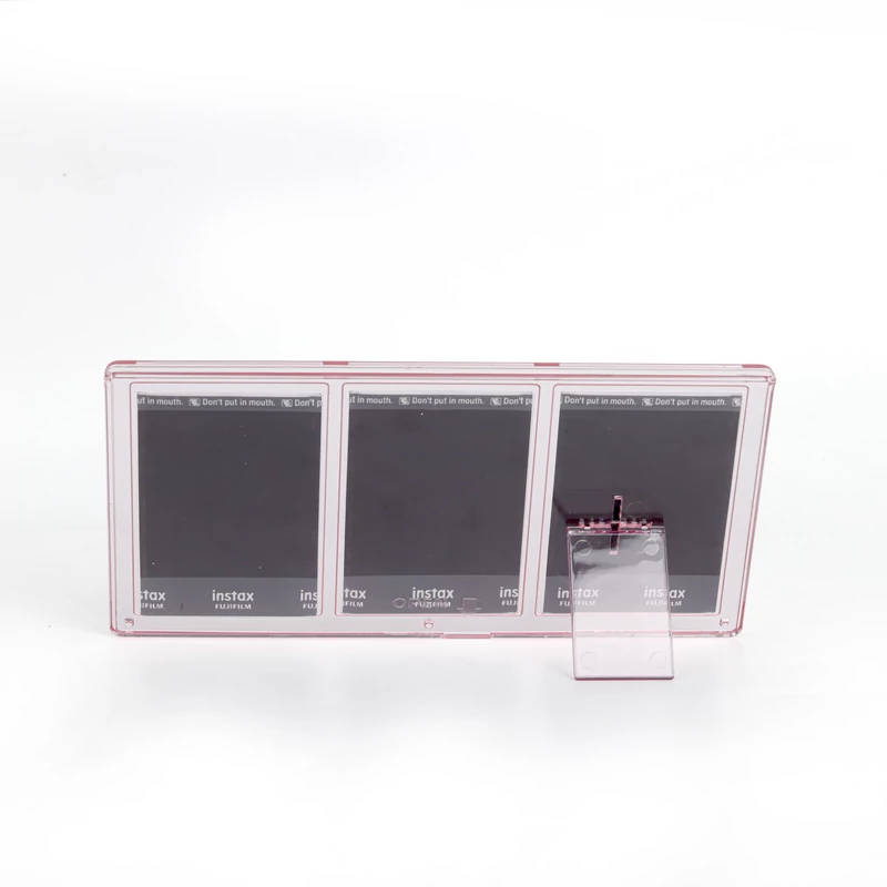 Instax Mini képtartó - 3 fotónak - Rózsaszín