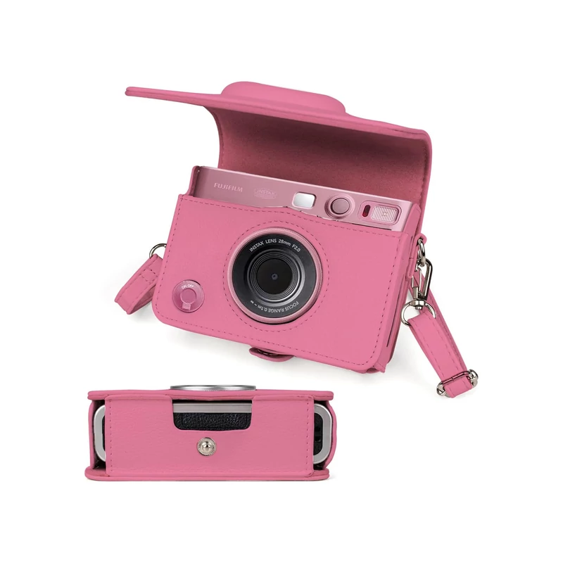 Fujifilm Instax Mini EVO fekvő fényképezőgép tok - Pink