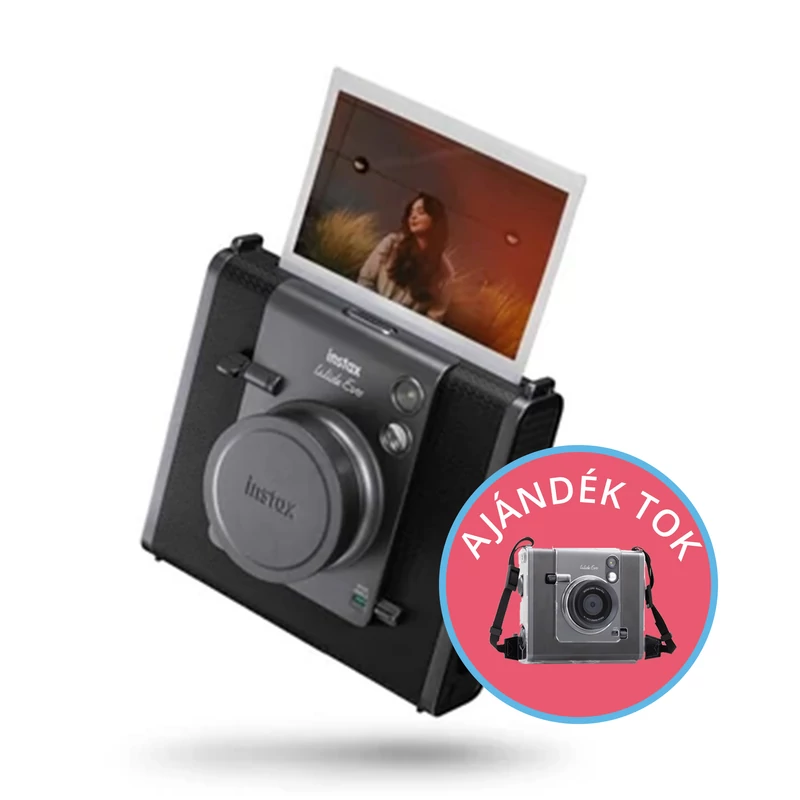 FUJIFILM Instax WIDE Evo hybrid instant fényképezőgép + AJÁNDÉK TOK