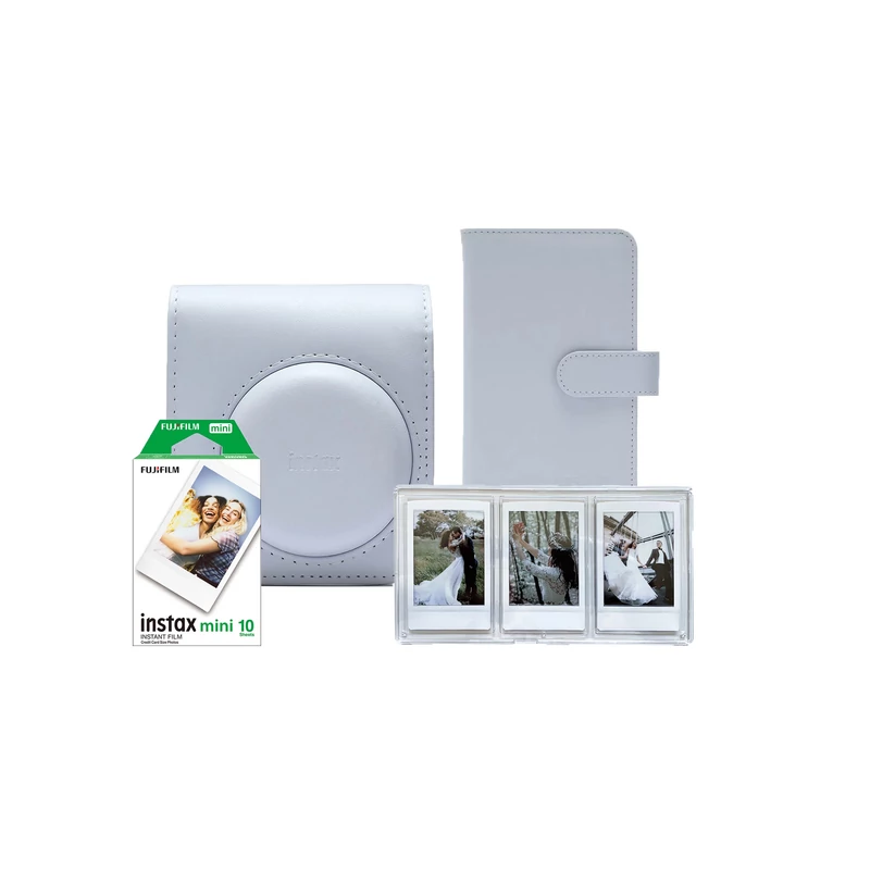 Instax Mini 12 kiegészítő csomag - Clay White