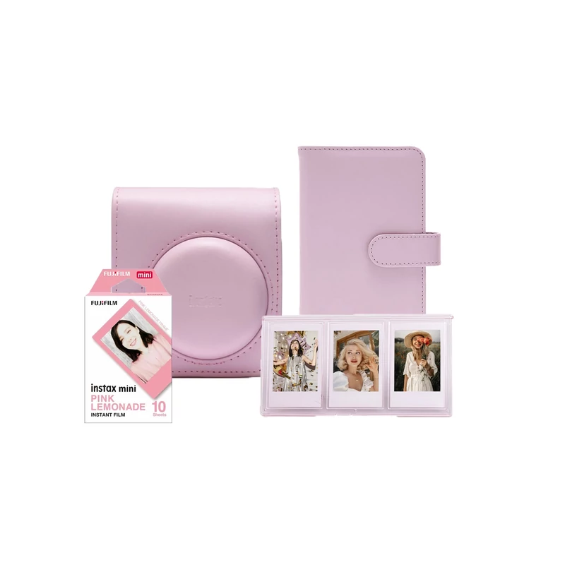 Instax Mini 12 kiegészítő csomag - Blossom Pink