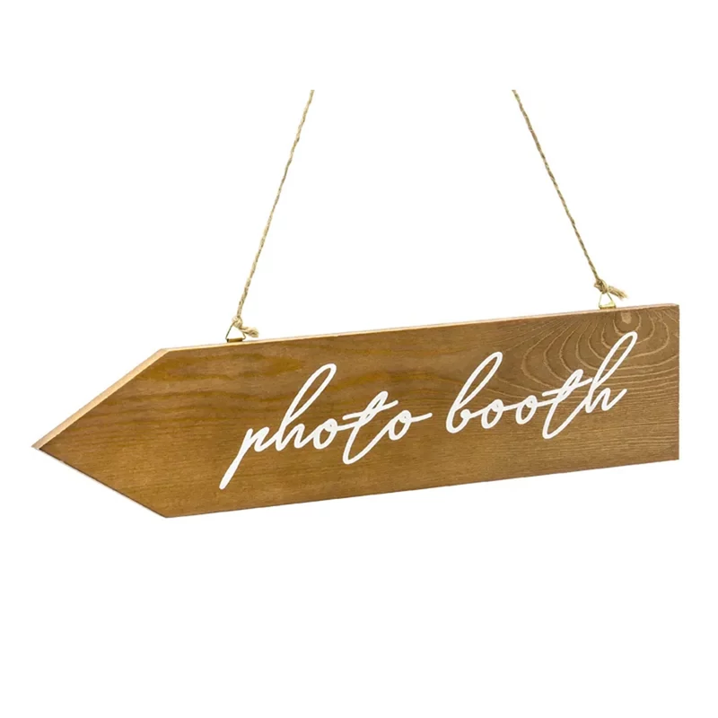 Photo Booth irányjelző tábla