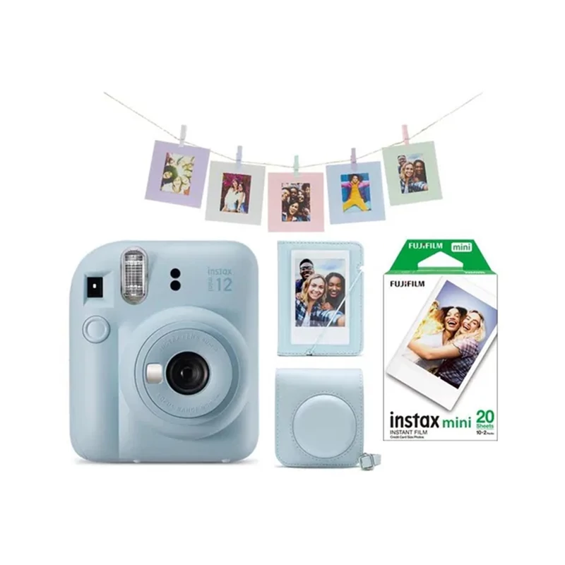 Fujifilm Instax Mini 12 szett - Pastel Blue
