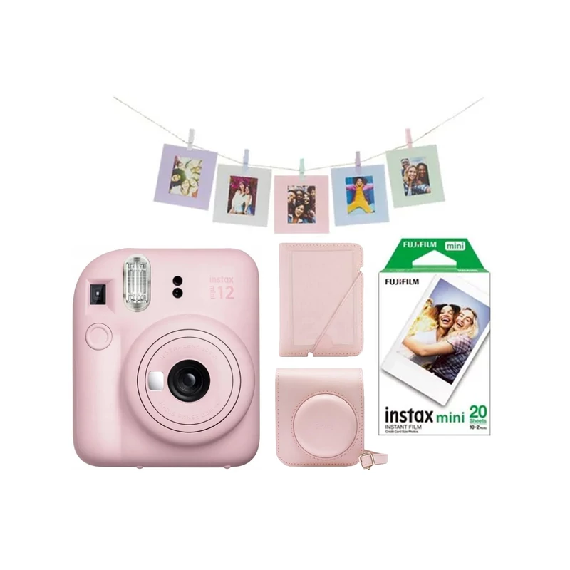 Fujifilm Instax Mini 12 szett - Blossom Pink