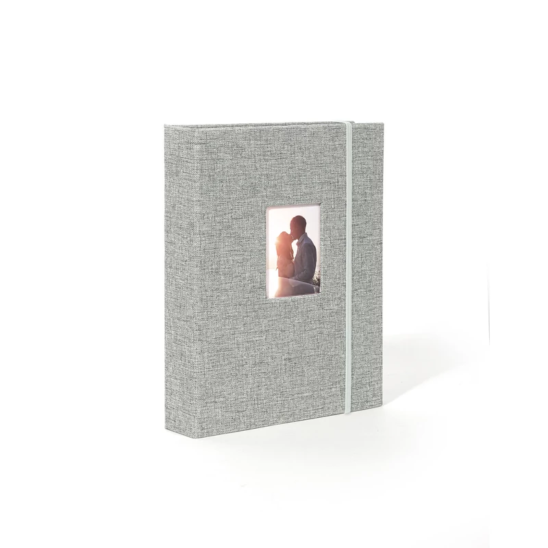 Instax Mini gyűrűs emlékalbum  208 fotónak - Szürke