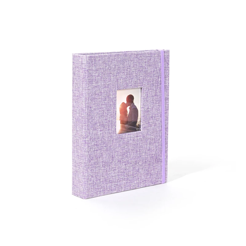 Instax Mini gyűrűs emlékalbum  208 fotónak - Lila