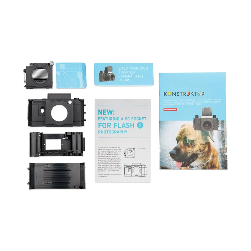 Lomography Konstruktor Flash SLR DIY fényképezőgép