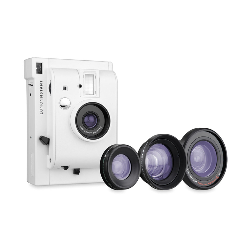 Lomography Lomo'Instant Camera White Edition + Lencsék