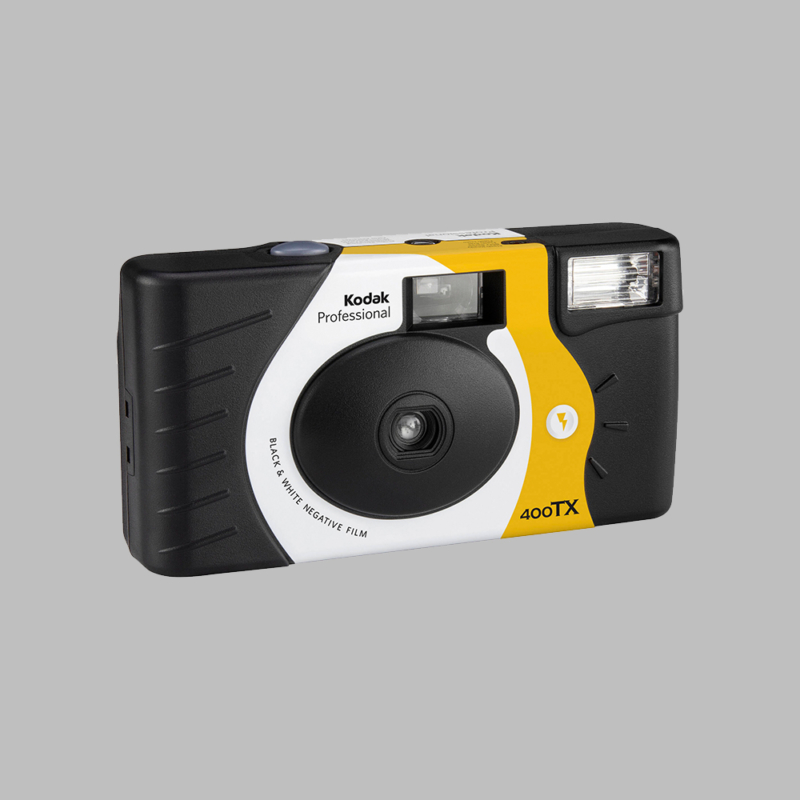 Kodak Tri-X 400 egyszer használható fényképezőgép fekete-fehér filmmel