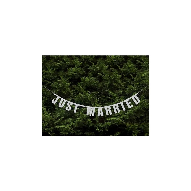 Just Married Esküvői Girland