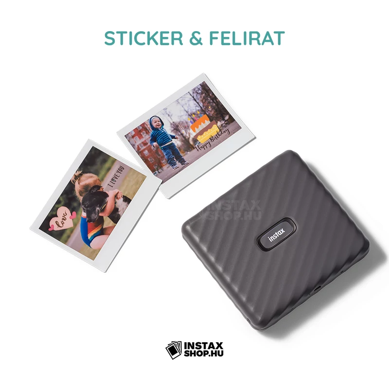 Fujifilm Instax Link WIDE fotónyomtató - Mocha Gray