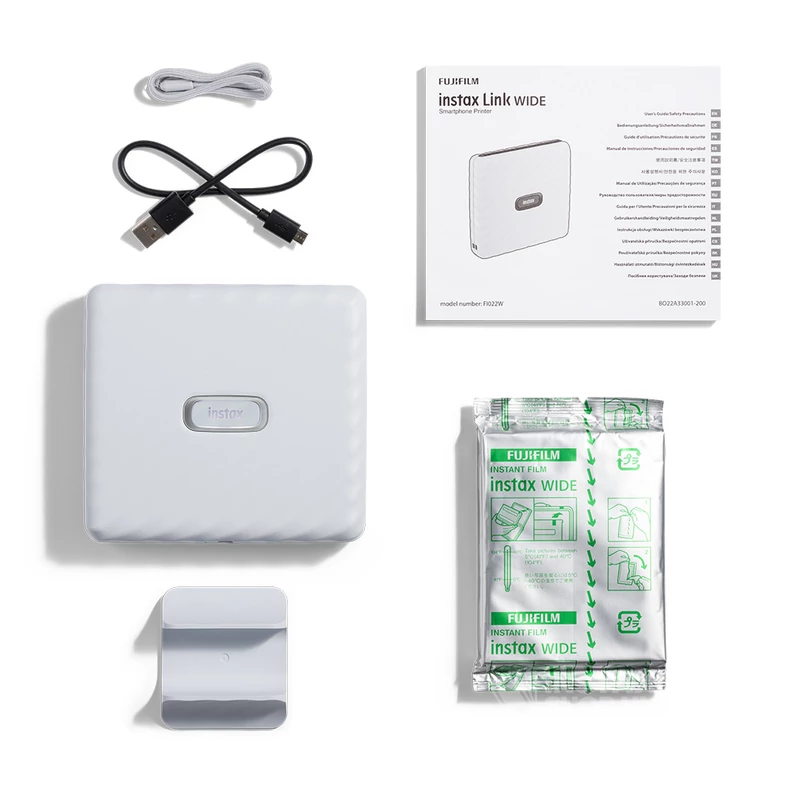Fujifilm instax Link WIDE fotónyomtató - Ash White