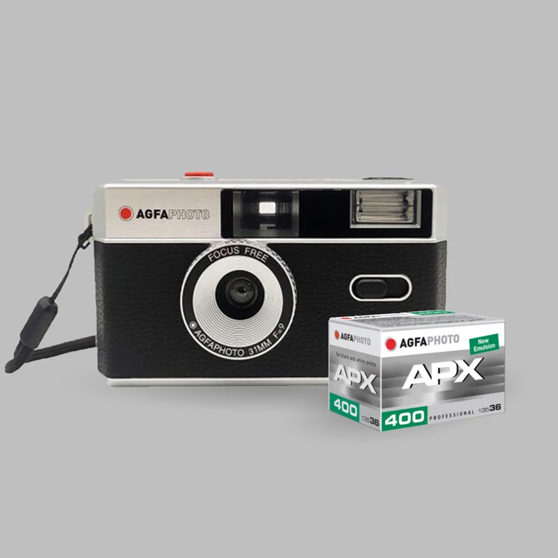 AgfaPhoto analóg filmes fényképezőgép csomag - Fekete