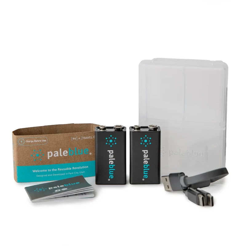 PaleBLue Lithium Ion tölthető akkumulátor 9V 2db - 500mAh