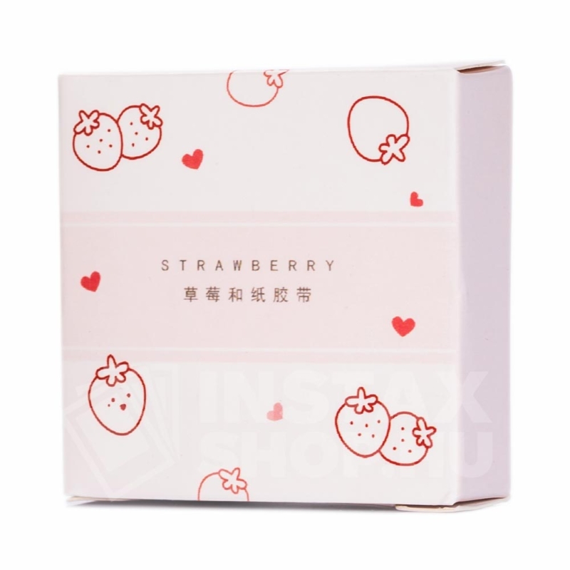 Washi Tape Öntapadós Ragszalag - Strawberry